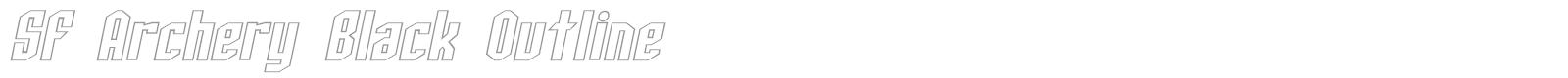 SF Archery Black font preview